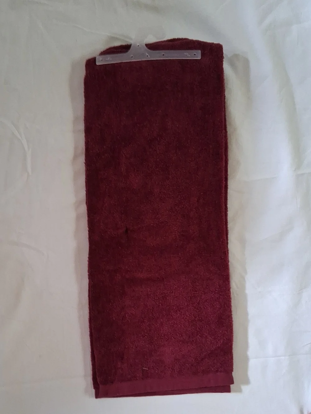 Christmas NOEL 3 Pc Burgundy Towel & Washcloth Set - Gold/Silver Embroidered NEW